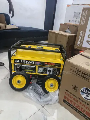 Elepaq Gasoline Generator Sv6800e2: 4.5kva Starting Capacity Power Bac