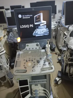 2d Color Doppler Ge Logiq P6 Ultrasound (Cardiac)