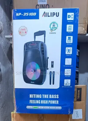 8000watts Alipu Pa System 15" Inches With Double Mic