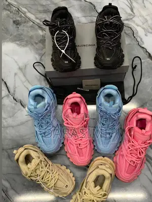 Premium Balenciaga Track Layered Luxury Sneakers – Brand New in Box