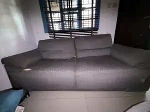 Large Gray 2-Seater Sofa