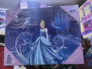 Cinderella-Themed Light Up Canvas Led Wall Art