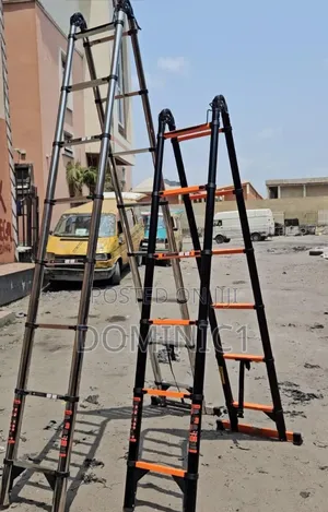 Heavy-Duty Aluminum Telescopic a-Frame Extension Ladder 3.3×3.3 Meter