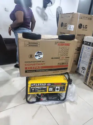 Shop the Elepaq Gasoline Generator Sv6800e2: 100% Copper Alternator Fo