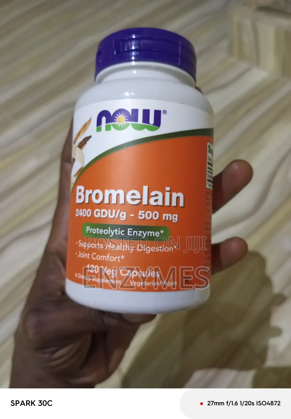 Bromelain Enzyme 120 Capsules