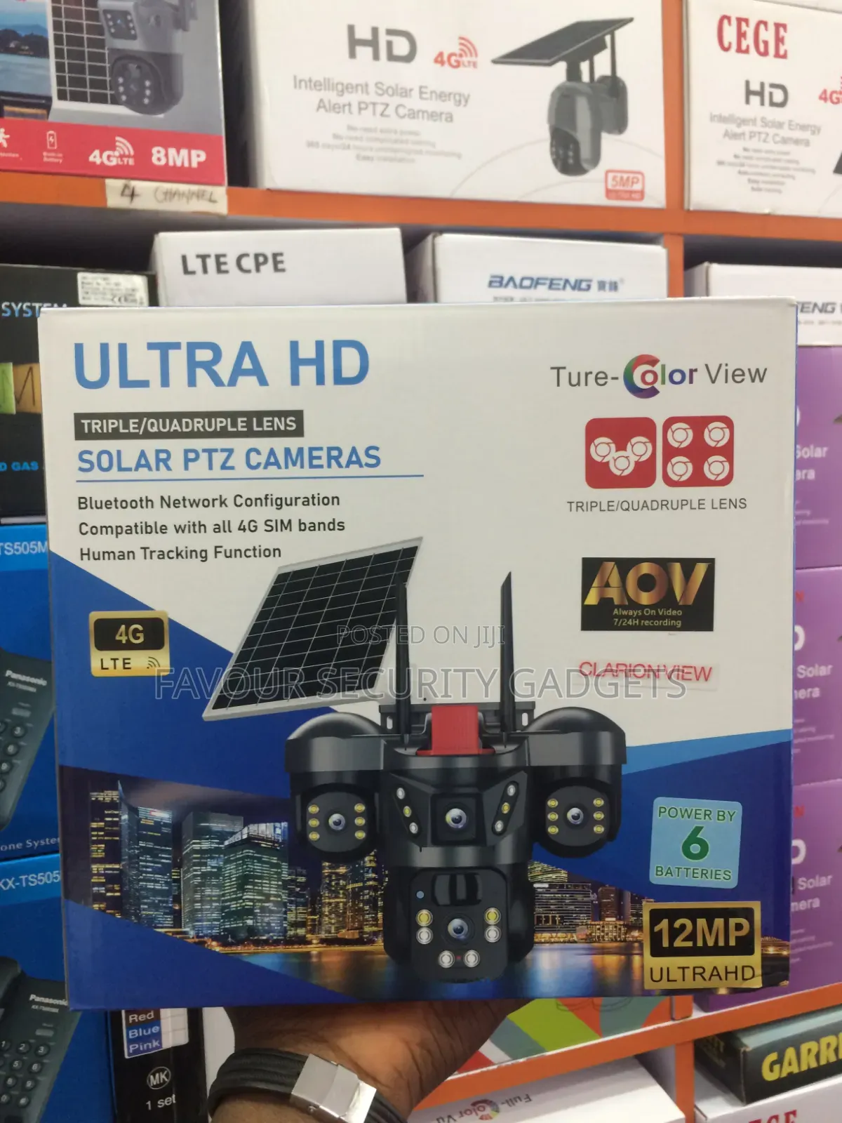 High Quality Triple Lens Solar Camera