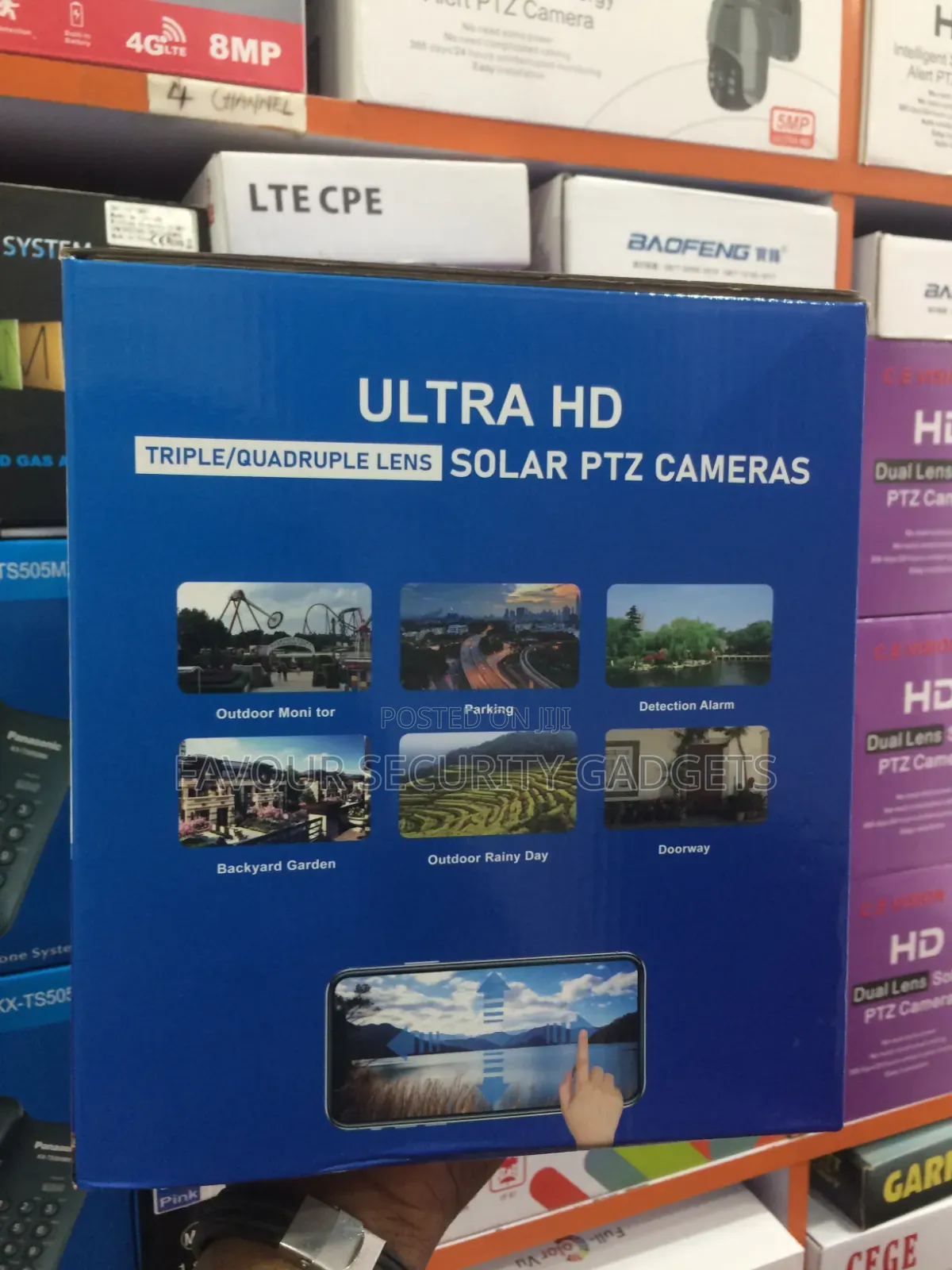 High Quality Triple Lens Solar Camera