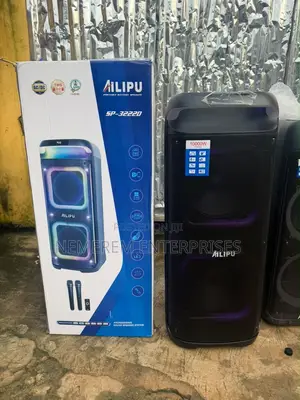 Ailipu 10000w Rechargeable Party Speaker (Sp-32220) Wireless Mic
