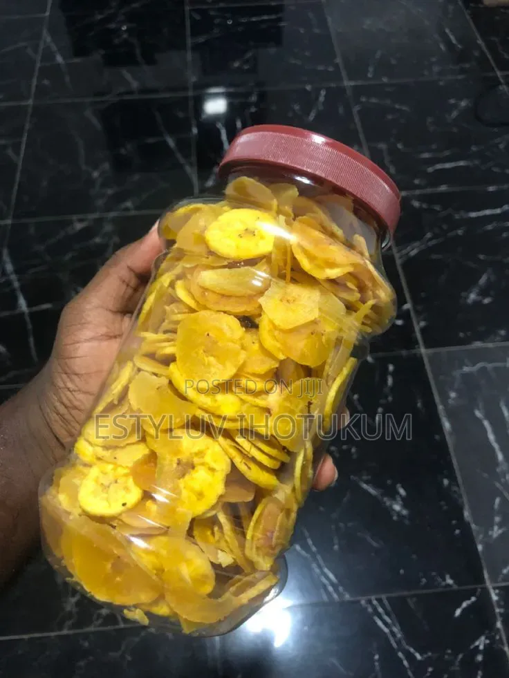 Plantain Chips Available in Different Sizes