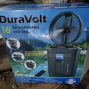 Duravolt 16 Inches Rechargeable Mist Fan