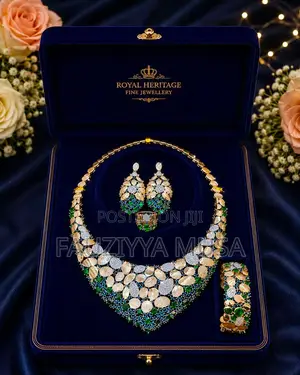 Elegant Gold-Plated Jewelry Set | Luxury Necklace Earrings