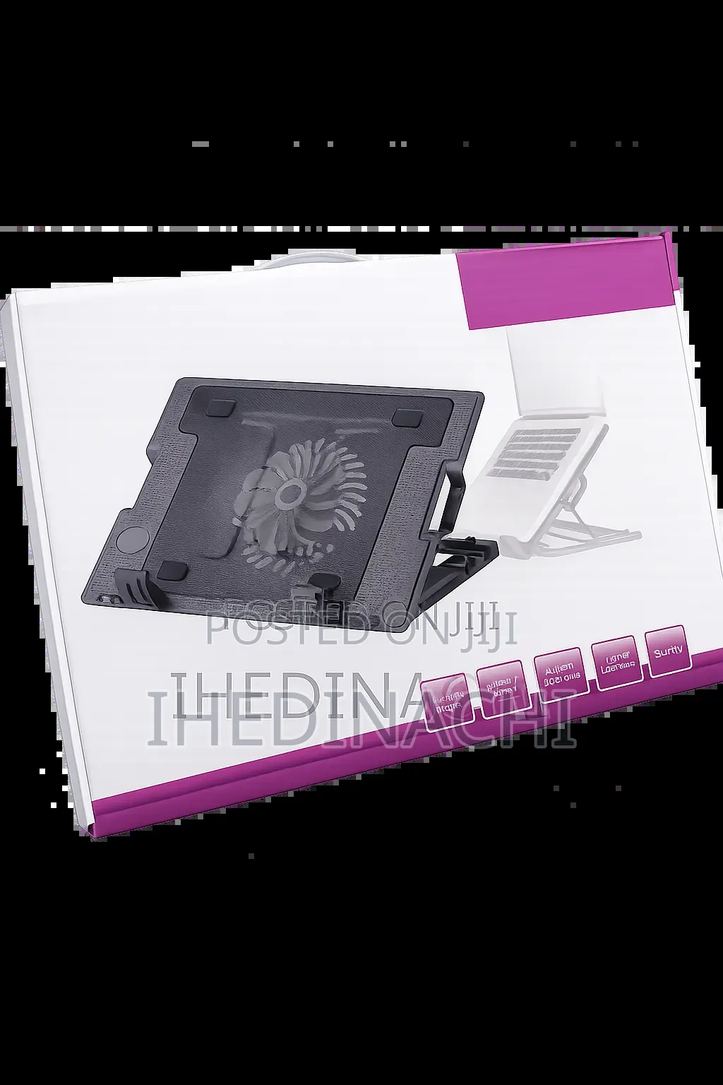 Adjustable Laptop Stand With Cooling Fan