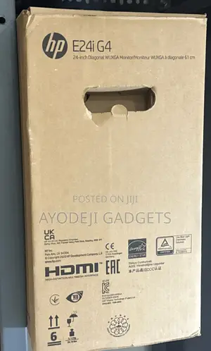 Hp E24i G4 Display Height Angle and Adjustable 24' With Usb Type A,