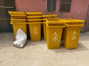 240 Litres Waste Bin Yellow Colour