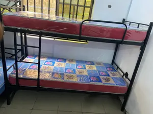 Black Metal Double Bunk Bed