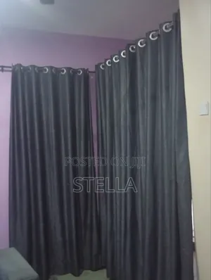 4 Curtains and 2 Large Blinds