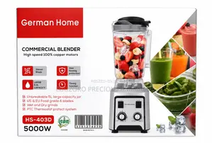 German Home 5 Litres Wall Breaker Commercial Blender - 5000w