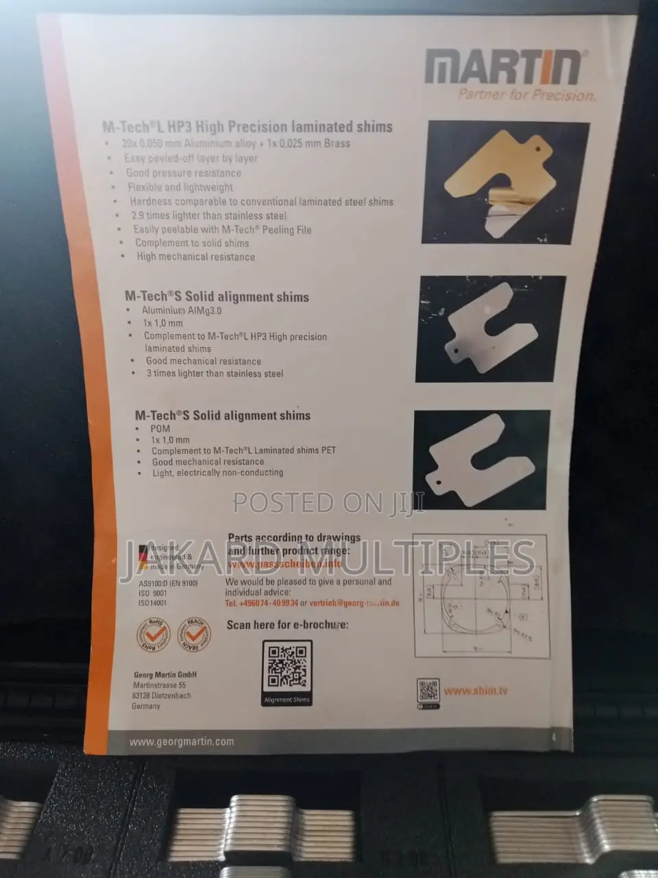Alignment Shim Set