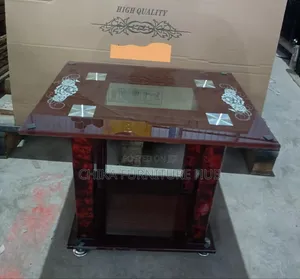 Glass Side Stool