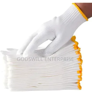 White Cotton Hand Gloves