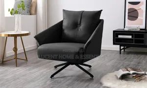 Premium Tan Orange Single Sitter Swivel Sofa Chair (Brand New)