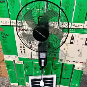 Solar/Rechargeable Fan With Bulb