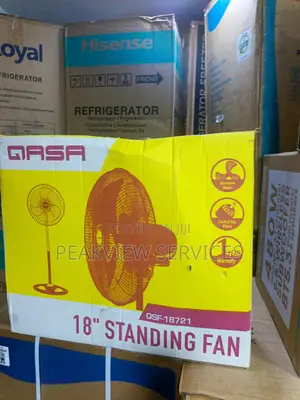 Qasa Non Rechargeable Standing Fan 18 Inches