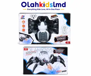 Rc Mechanical Spider Toy – Light, Sound Spray, Ages 8+