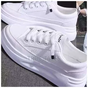Unisex Lace White Sneakers