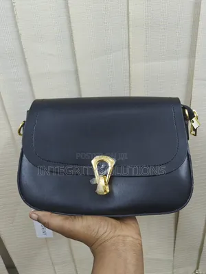 Black Flap Bag