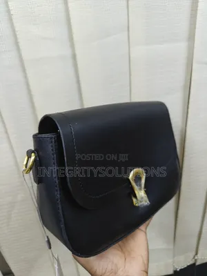 Black Flap Bag