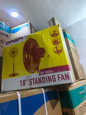 Qasa Non Rechargeable Standing Fan 18 Inches