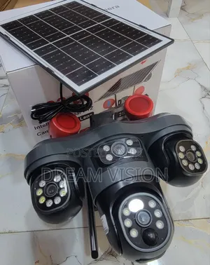Interesting Powered Solar Camera Three Lens