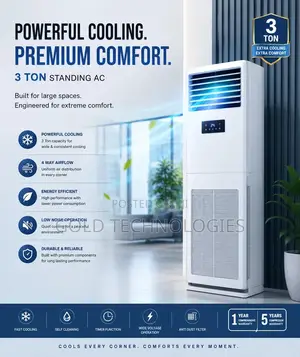 3 Ton Standing Ac, Higher Capacity Super Cooling Tower Air Conditioner