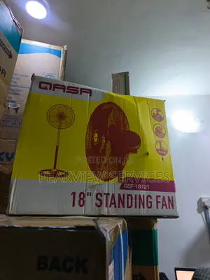 Original Qasa 18 Inches Non Rechargeable Standing Fan With Strong Bree