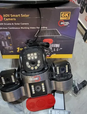 Complete Three Lens Solar Smart Camera
