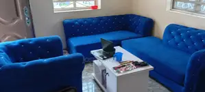Luxury Royal Blue Chesterfield Sofa Set (7-Seater)