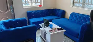Luxury Royal Blue Chesterfield Sofa Set (7-Seater)