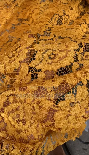 Embroidered Cord Lace Fabric