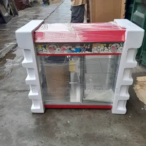 Pop Corn Machine With Snacks Warmer Display Machine