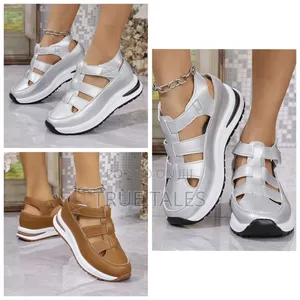 Ladies Chunky Sole Sneakers/Sandals Size 41