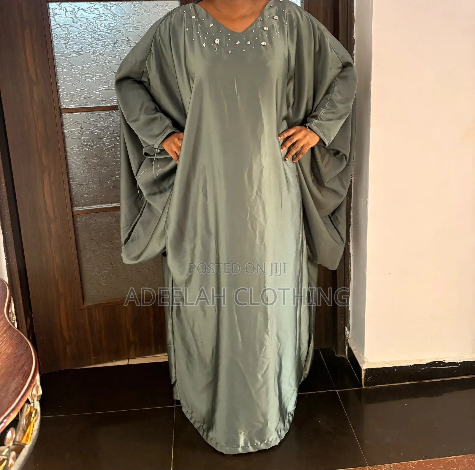 Rhinestone Bubu Kaftan