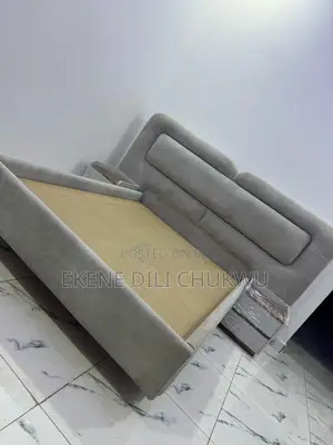 Modern Floating Upholstered Bed Frame With Premium Headboard