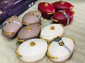 3 PCS Insulated Forever Gold Food Warmer Casserole