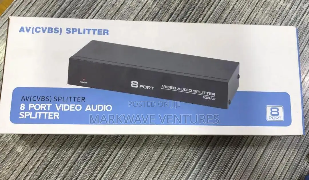 8port Av Audio Video Splitter