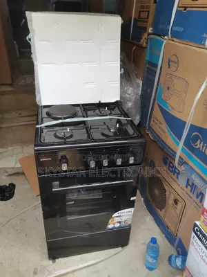 Bruhm Gas Cooker 3 Gas and One Hotplate