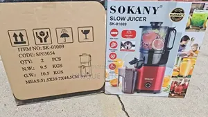 Sokany Big Mouth Whole Slow Juicer Sk-01009