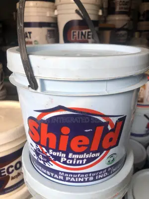 4-Liter Container of Shield Satin Emulsion Paint