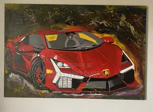 Velocity in Motion Abstract Acrylic on Canvas