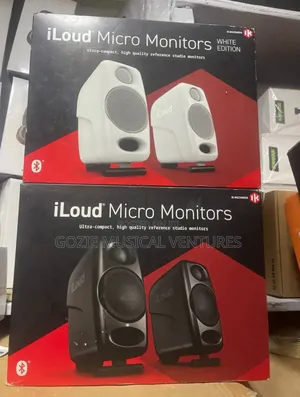 Ik Multimedia Iloud Micro Monitor Speaker White and Black Colour